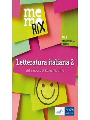 cover image of Letteratura italiana 2